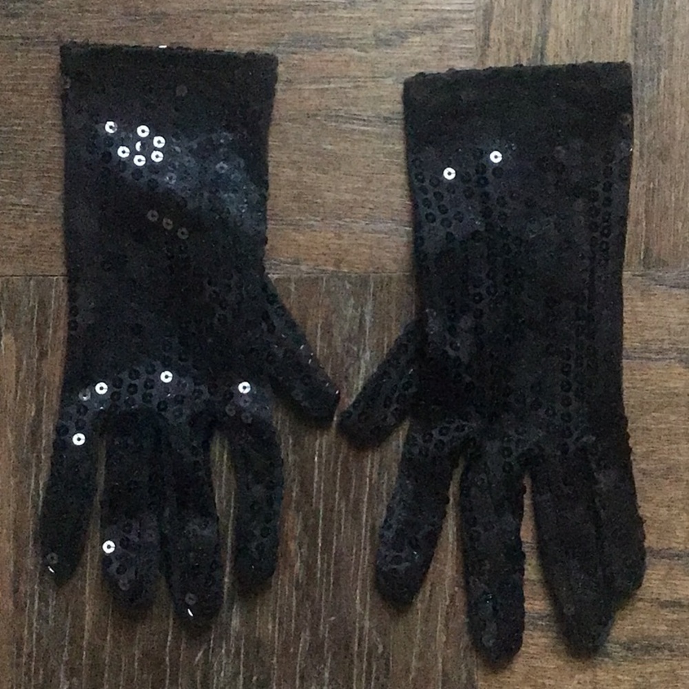 Dance.  Marching Band. Sequined Gloves